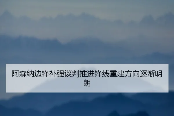 阿森纳边锋补强谈判推进锋线重建方向逐渐明朗